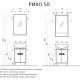 1A2124K1RIB90 Набор: 1A212401RIB90 Тумба-умывальник Рико 50/ 1WH207781 Раковина Смайл 50