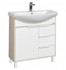 1A2154K1RIB90 Набор: 1A215401RIB90 Тумба-умывальник Рико 80/ 1WH207783 Раковина Смайл 80
