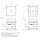 1A2154K1RIB90 Набор: 1A215401RIB90 Тумба-умывальник Рико 80/ 1WH207783 Раковина Смайл 80