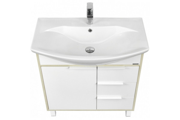 1A2154K1RIB90 Набор: 1A215401RIB90 Тумба-умывальник Рико 80/ 1WH207783 Раковина Смайл 80