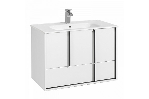 1A2390K1RVX20 Набор: 1A239001RVX20 Тумба-умывальник Ривьера 80/ 732799C000 Раковина VICTORIA-N 800