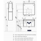 1A2088K1SH010 Набор: 1A208801SH010 Тумба-умывальник Шерилл 85/ 1A71443KSH010 Раковина Шерилл
