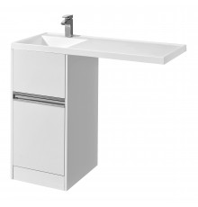1A2360K1LH010 Набор: 1A236001LH010 Тумба-умывальник Лондри 40/ 1A72833KLH01L Раковина Лондри 105 левая, бел.