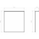 Зеркало ASB-Mebel Коста 80 ясень белый прямоугольное, с подсветкой