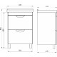 Тумба для комплекта ASB-Mebel Миранда 60 с ящиками, ручки хром
