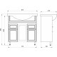 Мебель для ванной ASB-Mebel Орхидея 80 белая, северное дерево, подвесная, с доводчиками