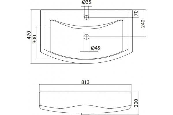 Мебель для ванной ASB-Mebel Орхидея 80 белая, северное дерево, подвесная, с доводчиками