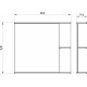 Мебель для ванной ASB-Mebel Орхидея 80 белая, северное дерево, подвесная, с доводчиками