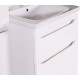 Тумба с раковиной ASB-Mebel Бари 80-2.2 белая, с ящиками, с доводчиками