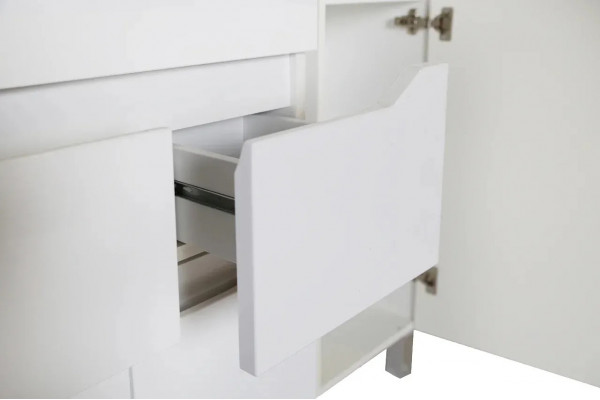 Мебель для ванной ASB-Mebel Бари 60-2.2 белая подвесная, с ящиками