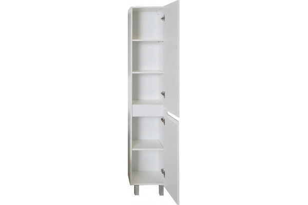 Шкаф-пенал ASB-Mebel Бари 35 R белый с дверками, правый