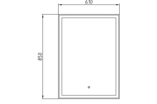 Зеркало ASB-Mebel Марика 60