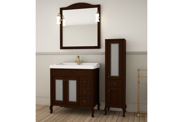 Мебельная раковина ASB-Woodline Melana 800-F80 цвет белый, на тумбу