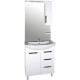 Мебель для ванной ASB-Mebel Мессина 70 с подсветкой, ручки хром