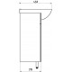 Мебель для ванной ASB-Mebel Мессина 70 с подсветкой, ручки хром