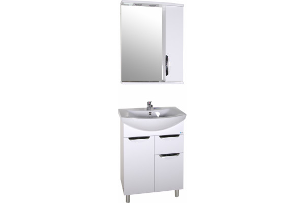 Мебель для ванной ASB-Mebel Мессина 60 с подсветкой, ручки хром