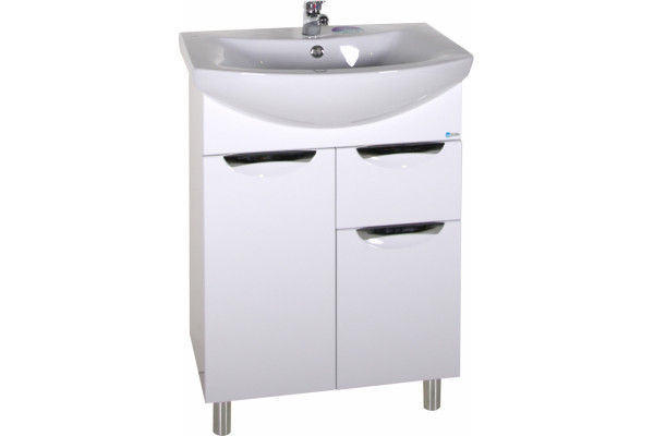 Мебель для ванной ASB-Mebel Мессина 60 с подсветкой, ручки хром
