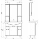 Мебель для ванной ASB-Mebel Мессина 100 с подсветкой, ручки хром