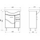Тумба для комплекта ASB-Mebel Альфа 65 белый ясень с доводчиками, ручки хром