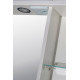 Зеркало-шкаф ASB-Mebel Альфа 65 R белый ясень с полками, правое