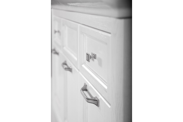 Мебель для ванной ASB-Woodline Гранда 105 напольная, ручки серебро