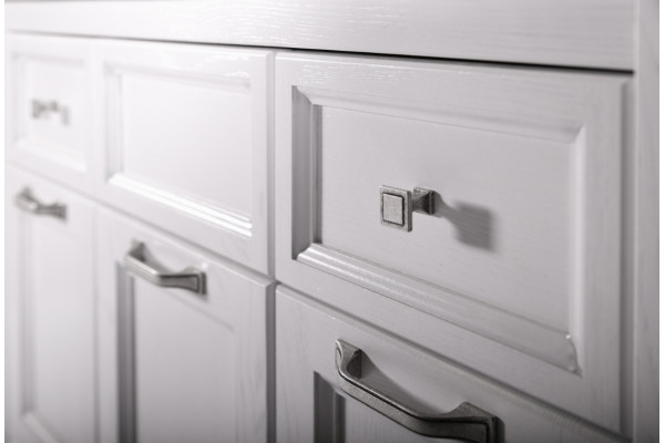 Мебель для ванной ASB-Woodline Гранда 105 напольная, ручки серебро