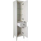 Шкаф-пенал ASB-Woodline Монте 40 R, бежевый, матовый, правый