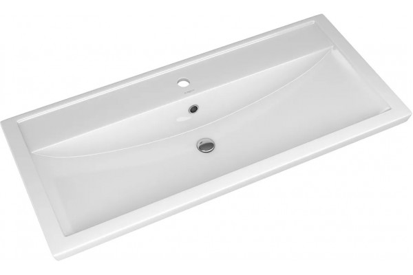 Мебель для ванной ASB-Woodline Монте 100 бежевая матовая, с доводчиками