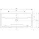 Мебель для ванной ASB-Woodline Монте 100 бежевая матовая, с доводчиками