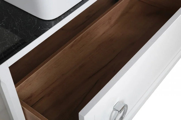 Тумба с раковиной ASB-Woodline Рома 100С, подвесная, с ящиками, с доводчиками