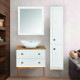 Зеркало ASB-Woodline Каталина 80 белое