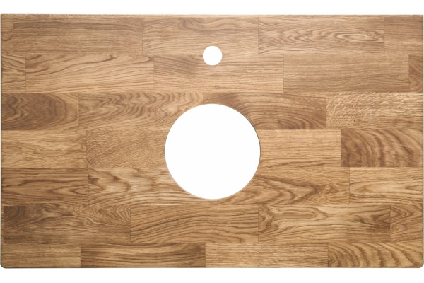 Тумба с раковиной ASB-Woodline Каталина 80 белая, напольная, с ящиками