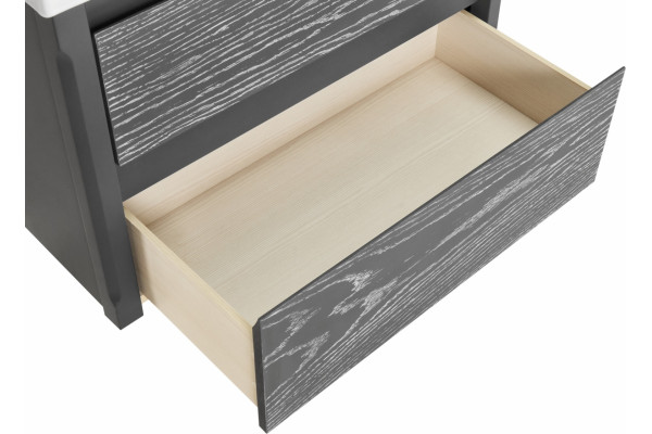Тумба для комплекта ASB-Woodline Лорена 80 grigio подвесная, с ящиками