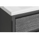 Тумба для комплекта ASB-Woodline Лорена 80 grigio подвесная, с ящиками