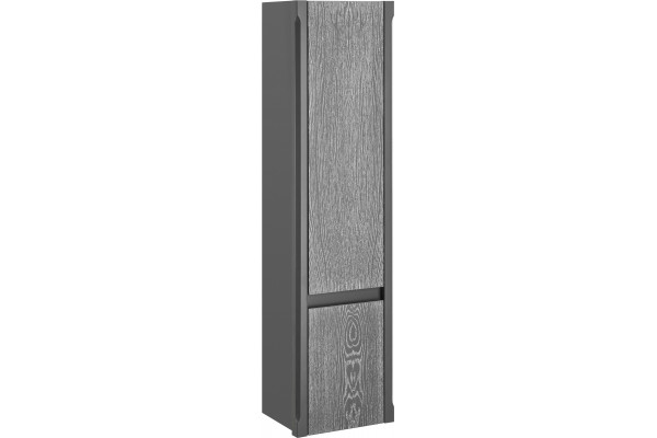 Шкаф-пенал ASB-Woodline Лорена 40 grigio подвесной, с дверками