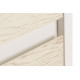 Тумба для комплекта ASB-Woodline Лорена 80 белый/бежеый напольная, с ящиками