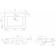 Мебельная раковина ASB-Woodline Оскар 75 цвет белый, на тумбу