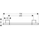 Полотенцедержатель Axor Uno 2 600мм 41560000