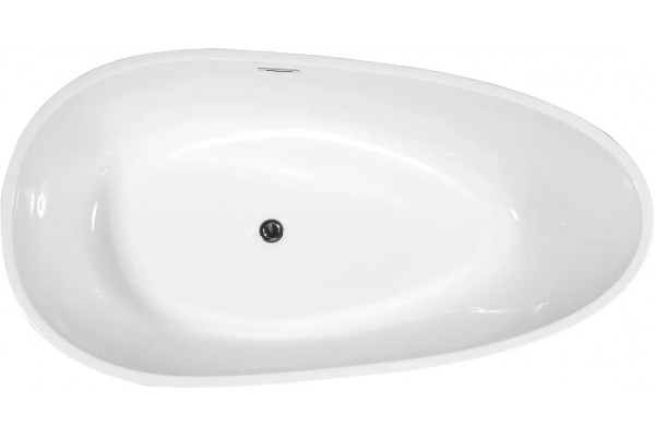 Акриловая ванна Abber AB9211 овальная, отдельностоящая, объем 170 л.