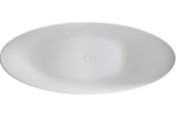 Акриловая ванна Abber AB9333 180x80 овальная, отдельностоящая, объем 190 л.