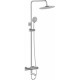 Душевая стойка Agger Thermo A2461100 хром, штанга 160 см, шланг 150 см