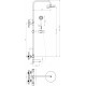Душевая стойка Agger Thermo A2461100 хром, штанга 160 см, шланг 150 см