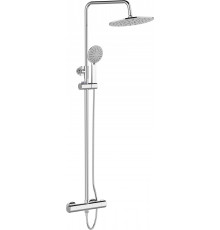 Душевая стойка Agger Thermo A2451200 хром, штанга 152.1 см, шланг 150 см