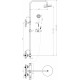 Душевая стойка Agger Thermo A2451200 хром, штанга 152.1 см, шланг 150 см