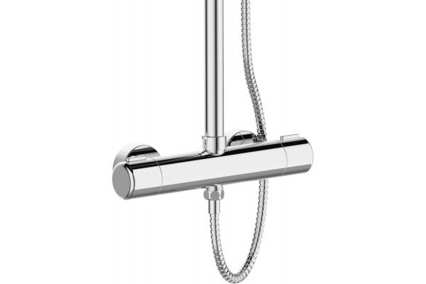 Душевая стойка Agger Thermo A2451200 хром, штанга 152.1 см, шланг 150 см