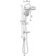 Душевая стойка Agger Breeze A0193544 цвет черный, штанга 97 см, шланг 180 см