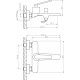 Смеситель Agger Beauty A2610000 для ванны с душем, однорычажный, хром