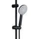 Душевая стойка Agger Breeze A0293544 цвет черный, штанга 97 см, шланг металлический 180 см