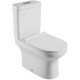 Напольный унитаз Agger AT04000 белый, микролифт, овальный, 39x67 см