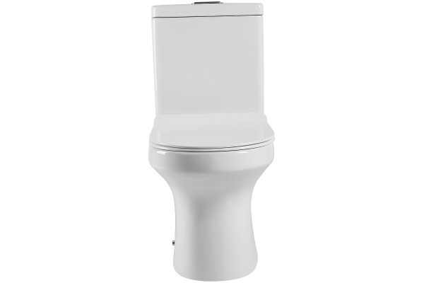 Напольный унитаз Agger AT04000 белый, микролифт, овальный, 39x67 см